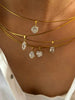 Statement 5 Designs Sparkling Zircon Pendant Necklaces for Women Stainless Steel Choker Necklace Jewelry - Image 1