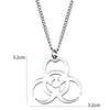 Necklace Men And Women Street Punk Hip-Hop JewelryNew Stainless Steel Biochemical Logo Pendant - Image 7