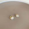 Silver Zircon Snowflake Stud Earrings For Woman Piercing Earring Wedding Jewelry Prevent Allergies - Image 5