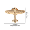 Vintage Golden And Silvery Old Style Fighter Jet Metal Brooches Bomber Shaped Lapel Pins For Sky Dream - Image 6
