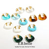 Favourite Color Summer Vocation Chunky Acrylic Resin Hoop Earrings For Woman Stainless Steel Jewelry - Image 1
