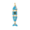 Enamel Fish Bone Squid Marine Sea Dalphin Charm Pendant, Gold Silver Plated Zircon Jewelry Finding Supplies - Image 10