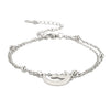 Cute Elegant Stainless Steel Anklet for Women Silver Color Planet Star Heart Turtle Octopus Charm Summer Sandals Jewelry - Image 10
