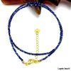 2MM Mini Stone Beads With Amethyst Tiger Eye Aquamarine Crystal Necklace for Men and Women Charm Jewelry - Image 22
