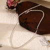 Simple Sparkling Necklace For Women Silver Color Clavicle Chain Choker Necklace Female Korean Wedding Party Jewelry Gift - Image 4