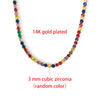Tennis Choker Necklaces Women HipHop Iced Out Cubic Zirconia Gold Color Crystal Chain Female Jewelry on The Neck - Image 8