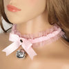 Cute Creative Women Gothic Simple Sexy Lace Collar Pendant Bow Knot Bell Choker Necklace Dress Girls Party Jewelry - Image 2