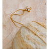Delicate Shiny Cubic Zirconia Flower Pendant Chic Necklace Golden Plated Pvd Jewelry - Image 2