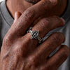 Punk Gothic Cross Ring for Men,Retro Stainless Steel Statement Ring,Birthday Party Jewelry Gift - Image 2