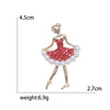 Enamel Ballerina Brooches for Women Pearl Elf Pins Rhinestone Girls Banquet Party Backpack Gift Jewelry Accessories - Image 12
