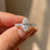 Silver Classic Marquise Zircon Ring For Women Engagement Wedding Jewelry Sales - Image 8