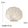Enamel Starfish Brooches for Women Unisex Pearl Shell Sea Plant Pins Banquet Party Backpack Gifts Jewelry Accessories - Image 6