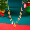 Christmas Tree Snowman Cane Wreath Snowflake Reindeer Sleigh Bell Pendant Necklace For Women Men Holiday Choker Jewelry Gifts - Image 4