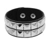 Green Black Punk Spike Bracelet 90s Wide Leather Bracelets for Women Men Goth Girl Cuff Bangle Studded Wristband Jewelry - Image 10