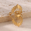 Starfish Shell Stainless Steel Open Rings For Women Gold Color Finger Ring Summer Beach Vacation Ocean Jewelry - Image 13