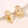 Women's Exaggerated Retro Alloy Ginkgo Leaf Earrings Creative Flower Plants Stud Earrings Casual Party Jewelry Lady Gift - Image 3