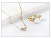 Necklaces Jewelry Sets For Women Girls Stainless Steel Pendant Necklaces And Earrings 2 Pieces Sets Wedding Party Jewelry Gifts - Image 61