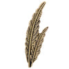 Men Feather Brooch Pin, Vintage Alloy Feather Brooch, Men's Leaf Suit Collar Pin - Image 2