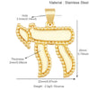 2pcs/lot Hebrew Life Love Star Colorful Shell Charm Pendant, Gold Plated Jewelry Necklace Bracelet Accessories - Image 31