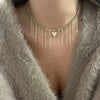 Multilayer Tassel Chain Necklace with Imitation Pearl Details - Image 6