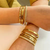 Crystal Star Stainless Steel Bangles for Women Jewelry Bracelets Party Accessories - Image 3