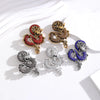 Year Gift Multi Style Multi Color Zodiac Dragon Design Brooch Men's Women's Pin Jewelry - Image 4