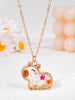 1Pc Cute Kids Capybara Shaker Pendant Necklace Quicksand Sequins Star Charm Necklace for Girls, Friendship Jewelry Set - Image 10