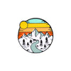 Rainbow Camera Snow Mountain Brooch Student Cartoon Cute Outdoor Pin Badge Gift - Image 7