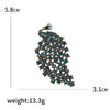 Fully Rhinestone Peacock Bird Brooch and Elegant Coat Pin Jewelry Accessories and Gifts - Image 15