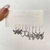 10PCS Set Personality Goth Black Butterfly Snake Heart Dangle Earring for Women Vintage Charm Hoop Earring Punk Jewelry Y2k Gift - Image 4