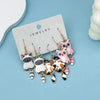 3 Pairs Fun and Cute Enamel Alloy Hanging Tail Cat Dangle Earrings Colored Cat Ear Jewelry Set Lovely Gift For Women Girls - Image 3