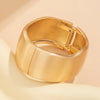 Chunky Heavy Wide Metal Water Drop Bangles for Women Gold Color Open Cuff Thick Irregular Wave Bangle Bracelet Jewelry - Image 17