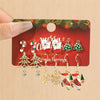 12/20 Pair Christmas Earring Set For Women Shiny Crystal Zircon Snowflake Elk Bowknot Elk Xmas Tree Earring Year Gifts - Image 27