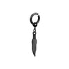 1 Pcs Clip On Hoop Earrings For Men Women Stainless Steel Fake Non Piercing Magnetic Dangle Earring Black Huggie Hoop - Image 8