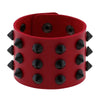 Gothic Spike Bracelet Black Wide Leather Punk Bracelets for Women Men Goth Girl Cuff Bangle Studded Wristband Unisex Jewelry - Image 5