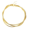Punk Style Gold Color Multilayer Wrap Necklace for Women Simple Design, Holiday Party Jewelry Accessories - Image 7