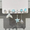Goth Red Crystal Star Earring Set For Women Men Vintage Aesthetic Heart Pentagram Pendant Earring Y2K Jewelry Accessories - Image 4