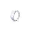 1PC Minimalist Signet Rings Women Men Stainless Steel Wide Rectangle Geometric Rings Wedding Jewelry Gift - Image 7