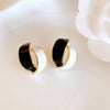 Cool Black Color Flower Drop Earrings for Women Geometry Round Heart Leaf Butterfly Crystal Party Jewelry Summer Gift - Image 11