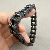 1pcs Punk Rock Stainless Steel Biker Mens Bracelet Link Chain Motorcycle Bike Bicycle Chain Bracelets Bangles Jewelry - Image 9