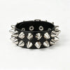 Yupsk Square Wide Punk Chunky Rivet Leather Bangle Rock Rows Nails Wristband Adjustable Size Jewelry Bracelets Bangle - Image 8