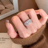 Vintage Geometric Zircon Open Finger Rings For Men Women Jewelry Gift Party Hip Pop кольцо женское - Image 23