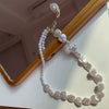 Wedding Party Jewelry Vintage Pearl Choker Necklace For Women Elegant White Imitation Heart Shape Pearl Necklaces - Image 3
