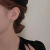 Elegant Women Stud Earrings Leaf Design Fresh Style Wedding Daily Wearable Accessories with Shiny CZ Chic Jewelry - Image 4