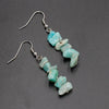 Jewelry Mineral Stone Crystal Charms Earrings Amethysts Chips Gravel Tassel Charm Quartz Dangle Earring Girl - Image 13