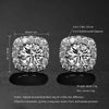 TrendMen Hiphop Rock Square Cubic Copper Zirconia Stud Earrings For Men Boy Silver Color Metal Crystal Earring Party Ear Jewelry - Image 6
