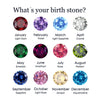 Colorful Birthstone Pendant Necklace in Gold-Tone or Silver-Tone - Image 5