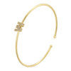 Gold Plated Micro-Set Zirconia 26 Letters A-Z Simple Unisex Bracelet Lucky Letters Bracelet Golden - Image 27