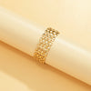 Punk Wide Lattice Thick Chain Bracelets for Women Chunky Hand Chains Charms Bracelets Ladies Jewelry Gifts - Image 3
