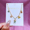 Mix Design Fairy Tales Girl Pendant Necklace Gold Color Plated Women Chain Jewelry - Image 3